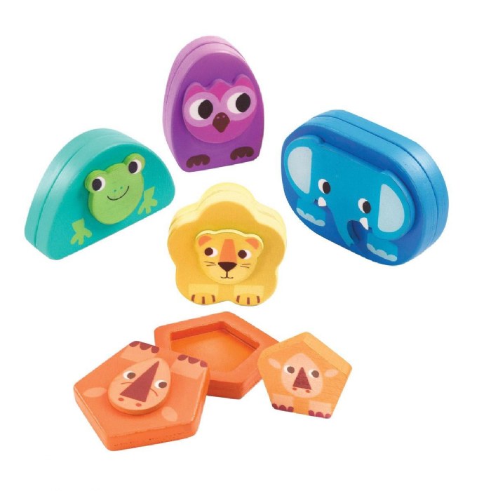 Primary Image of Magnetic Hide & Seek Wild Animal Puzzles