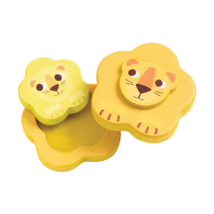 Alternate Image #1 of Magnetic Hide & Seek Wild Animal Puzzles