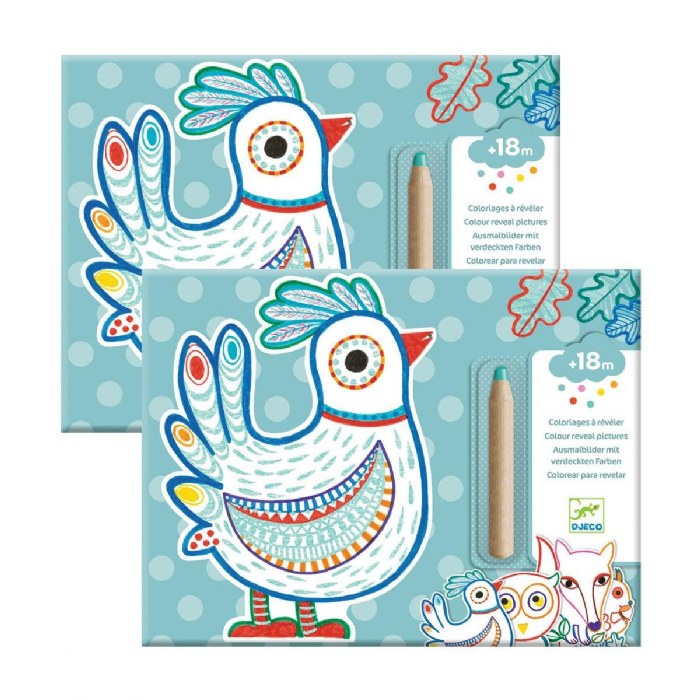 Primary Image of Forest Friends Coloring - Set of 2