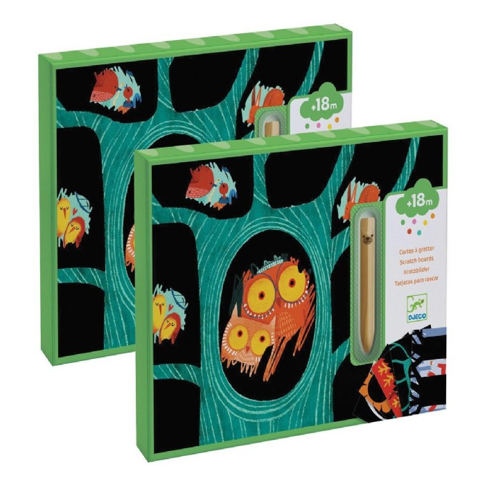 Primary Image of Animal Scratch Color Sheet Set