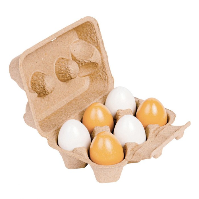 Alternate Image #1 of Dozen Pretend Eggs - 2 Cartons of 6 Eggs