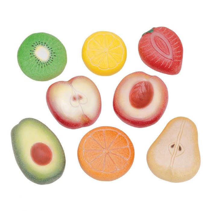 Primary Image of Sensory Play Stones: Fruit - 8 Pieces