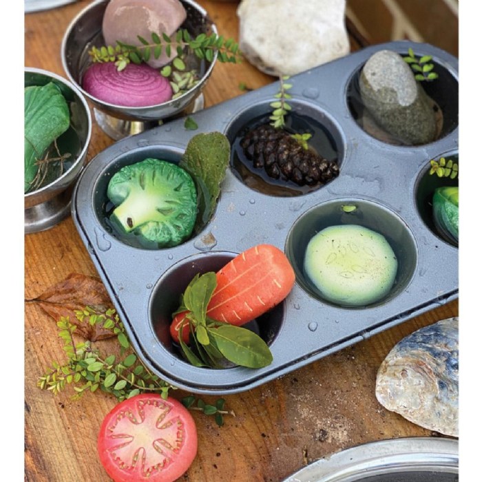 Alternate Image #1 of Sensory Play Stones: Vegetables - 8 Pieces