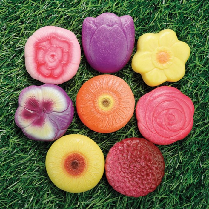 Alternate Image #1 of Sensory Play Stones: Flowers - 8 Pieces