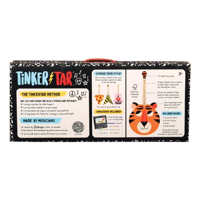Alternate Image #1 of TinkerTar Tiger Guitar