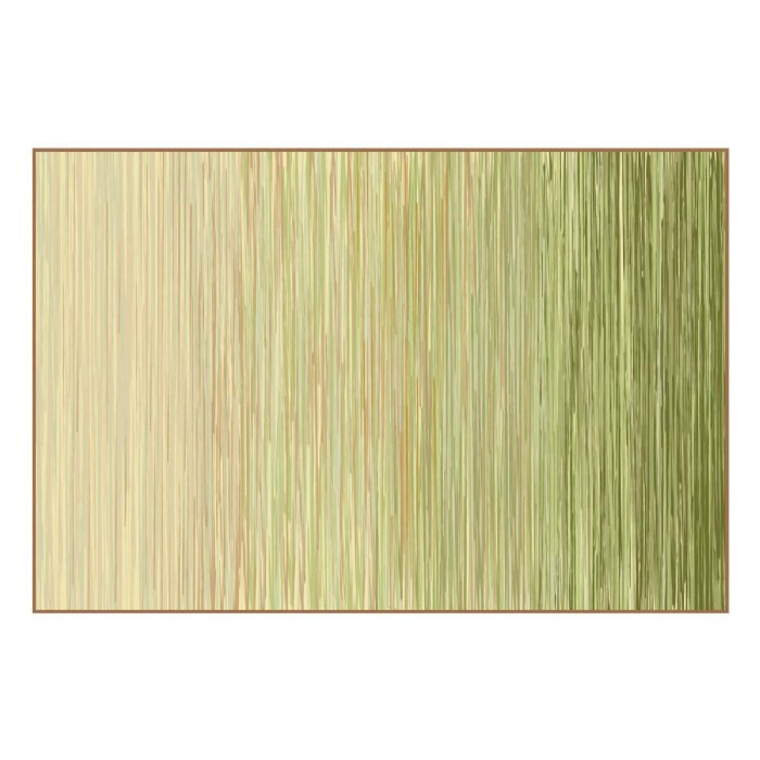 Primary Image of Sense of Place Nature's Stripes Carpet - Green - 8' x 12' Rectangle
