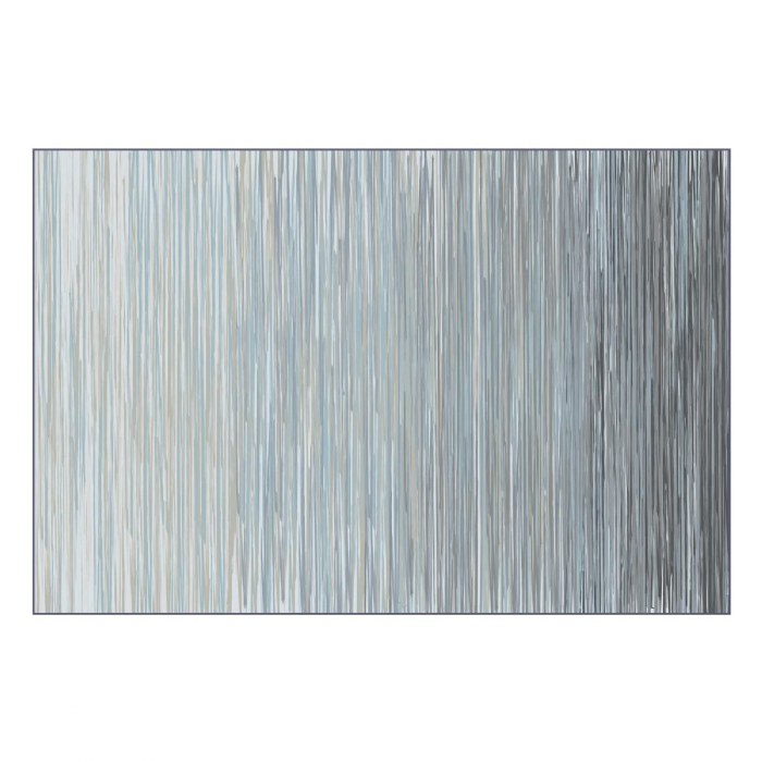 Primary Image of Sense of Place Nature's Stripes Carpet - Blue - 8' x 12' Rectangle