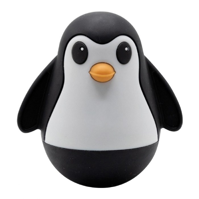 Primary Image of Silicone Penguin Wobble with Chimes
