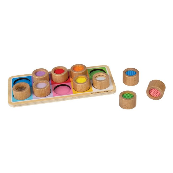 Alternate Image #1 of Wooden Rainbow Sensory Board