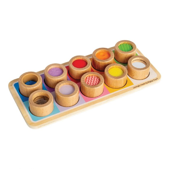 Alternate Image #1 of Wooden Rainbow Sensory Board
