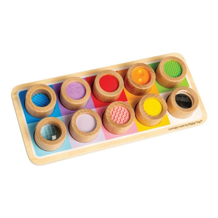 Alternate Image #1 of Wooden Rainbow Sensory Board
