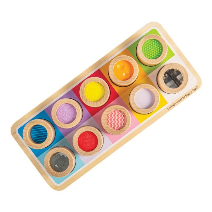 Alternate Image #1 of Wooden Rainbow Sensory Board