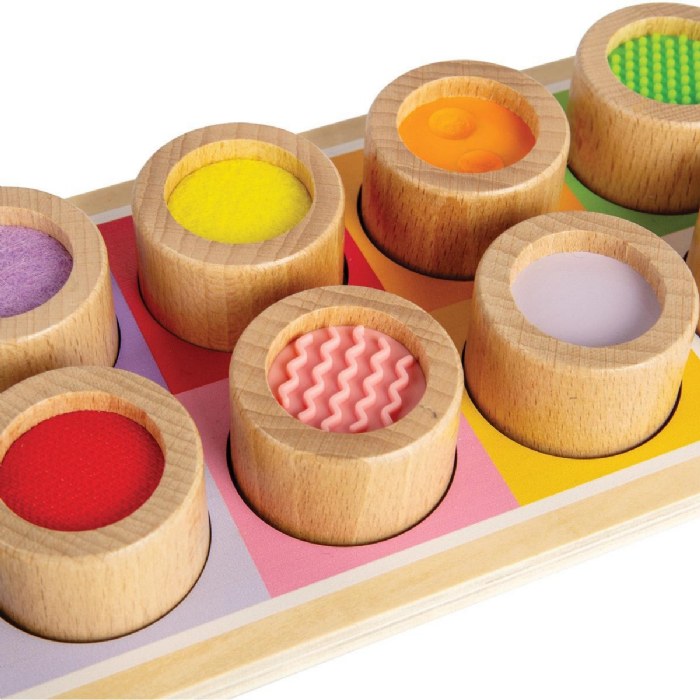 Alternate Image #1 of Wooden Rainbow Sensory Board