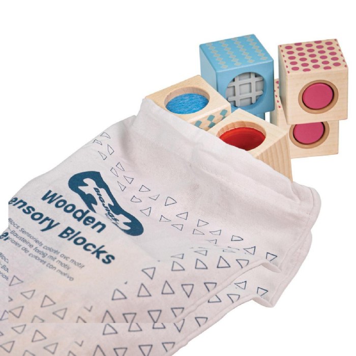 Alternate Image #1 of Wooden Sensory Blocks - Set of 8