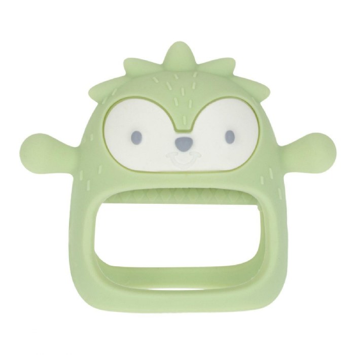 Alternate Image #1 of Silicone Teething Mittens - Set of 3