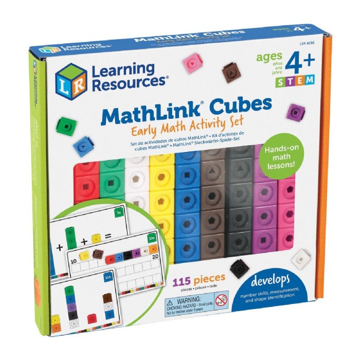Alternate Image #1 of MathLink&reg; Cubes Early Math Activity Set