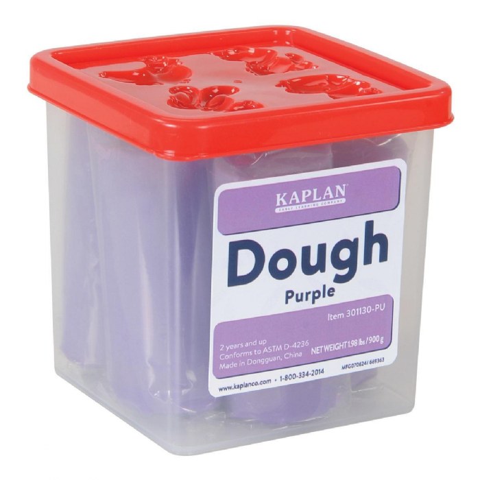 Alternate Image #1 of Kaplan Dough Classic Colors - Set of 6 - 1.98 lb Containers