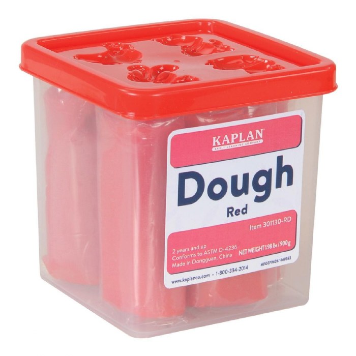 Alternate Image #1 of Kaplan Dough Classic Colors - Set of 6 - 1.98 lb Containers