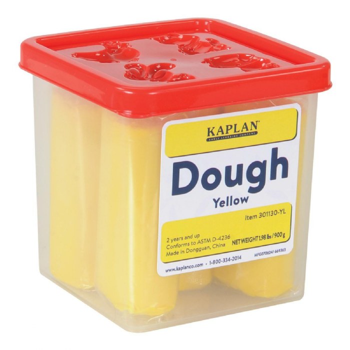 Alternate Image #1 of Kaplan Dough Classic Colors - Set of 6 - 1.98 lb Containers