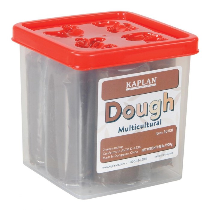 Alternate Image #1 of Kaplan Multicultural Dough - Set of 6 - 1.98 lb Containers