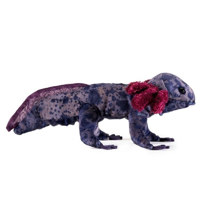 Alternate Image #1 of Black Axolotl Hand Puppet