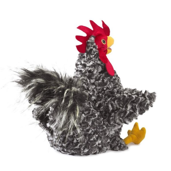 Alternate Image #1 of Barred Rock Rooster Hand Puppet