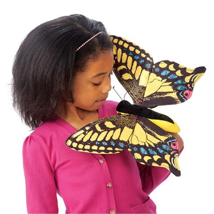 Alternate Image #1 of Swallowtail Butterfly Puppet