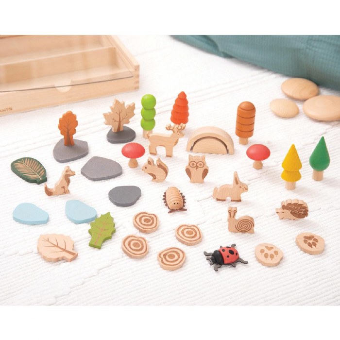 Alternate Image #1 of Woodland Trail Accessory Set - 37 Assorted Wooden Shapes