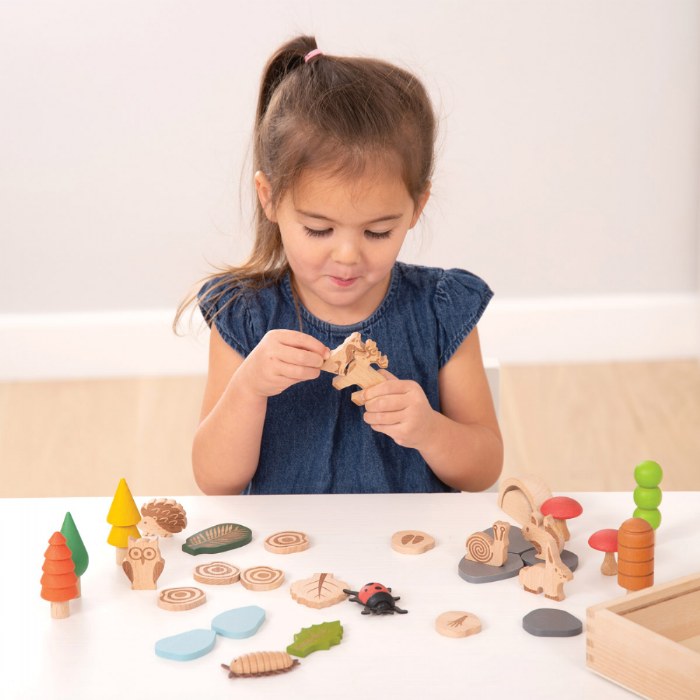 Alternate Image #1 of Woodland Trail Accessory Set - 37 Assorted Wooden Shapes
