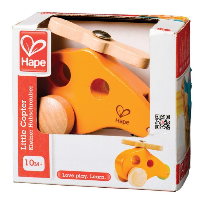 Alternate Image #1 of Little Copter Wooden Toddler Vehicle