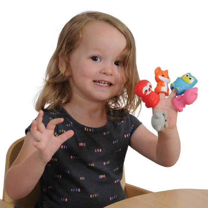 Alternate Image #1 of Assorted Animal Finger Puppets - Set of 20