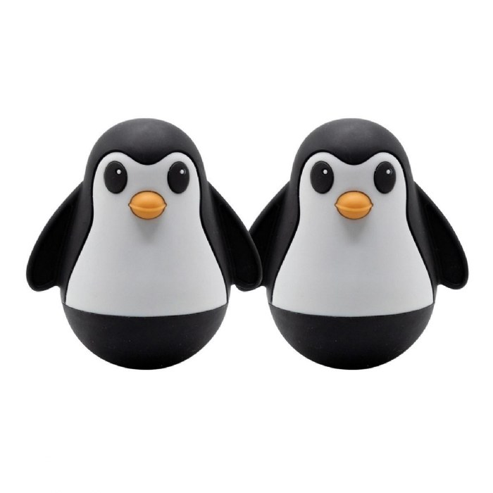 Primary Image of Silicone Penguin Wobble with Chimes