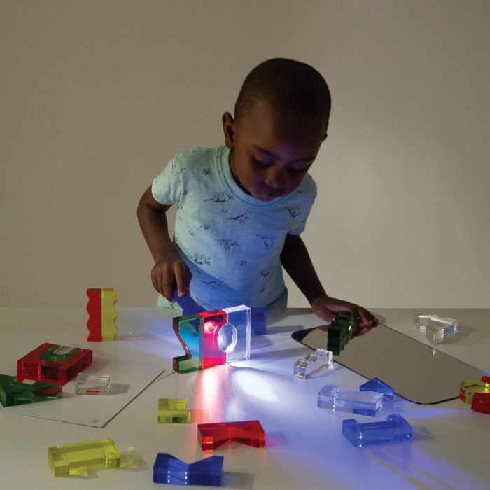 Alternate Image #1 of Color Crystal Blocks with Activity Cards - Set of 25