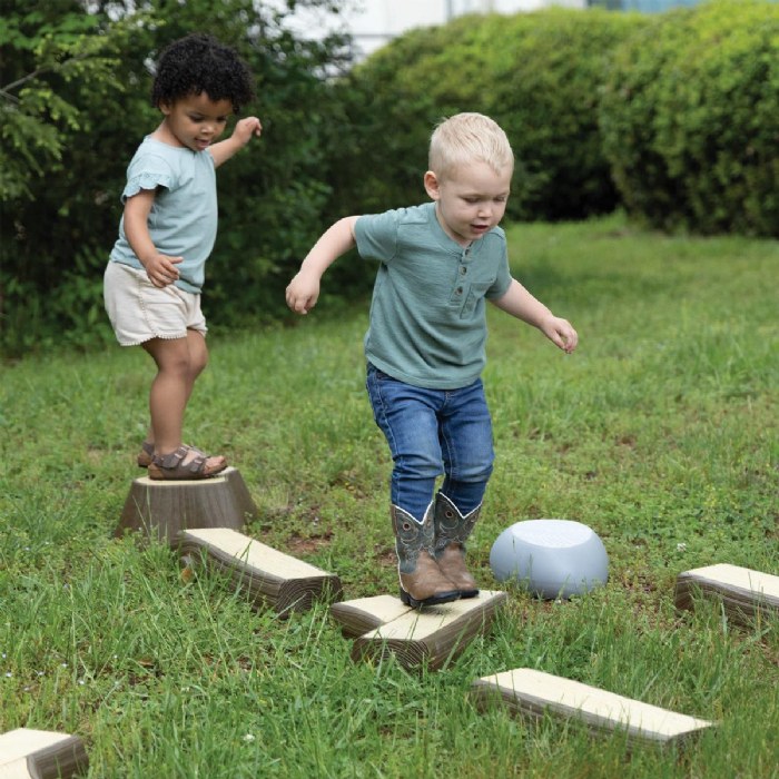 Alternate Image #1 of Timber Trail Stepping Logs Set - 16 Pieces