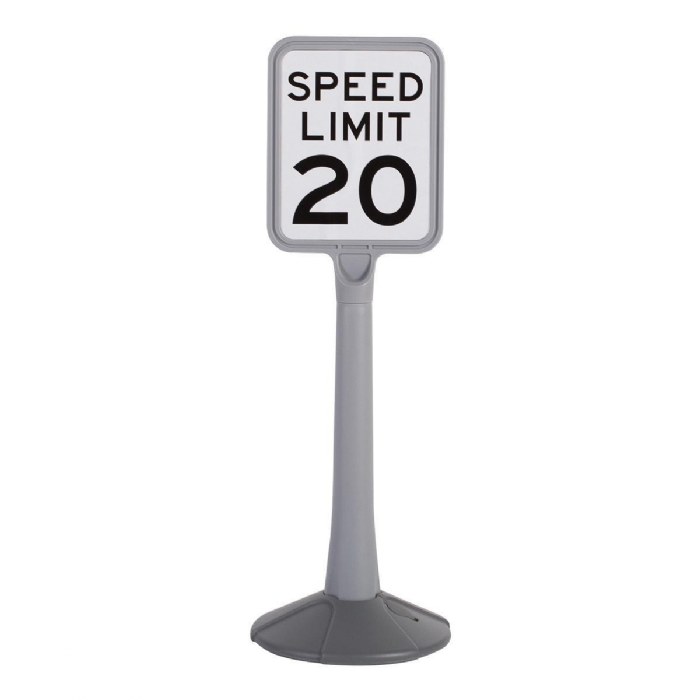 Alternate Image #1 of Jumbo Traffic Signs - Set of 6