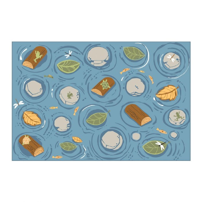 Primary Image of Seating Leaves, Rocks, and Logs Carpet