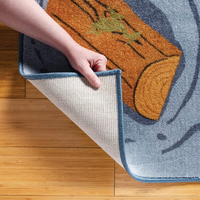 Alternate Image #1 of Seating Leaves, Rocks, and Logs Carpet - 6' x 9' Rectangle