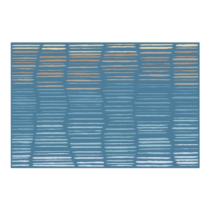 Primary Image of Horizon Carpet  - Blue