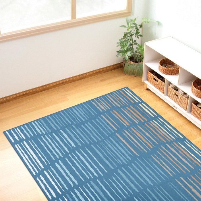 Alternate Image #1 of Horizon Carpet  - Blue - 4' x 6' Rectangle