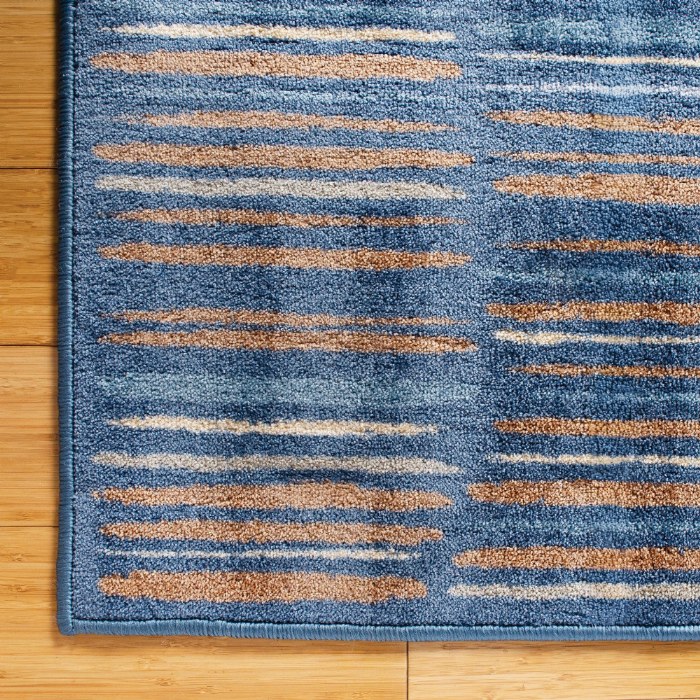 Alternate Image #1 of Horizon Carpet  - Blue - 6' x 9' Rectangle