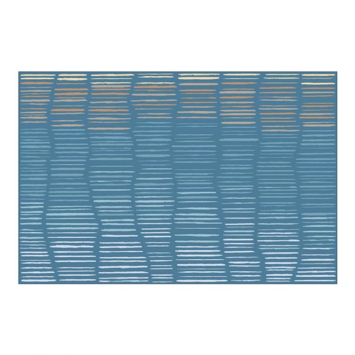 Primary Image of Horizon Carpet  - Blue - 8' x 12' Rectangle