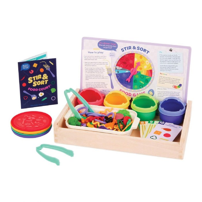 Alternate Image #1 of Stir & Sort Food Court Fine Motor Game