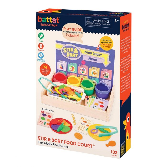 Alternate Image #1 of Stir & Sort Food Court Fine Motor Game