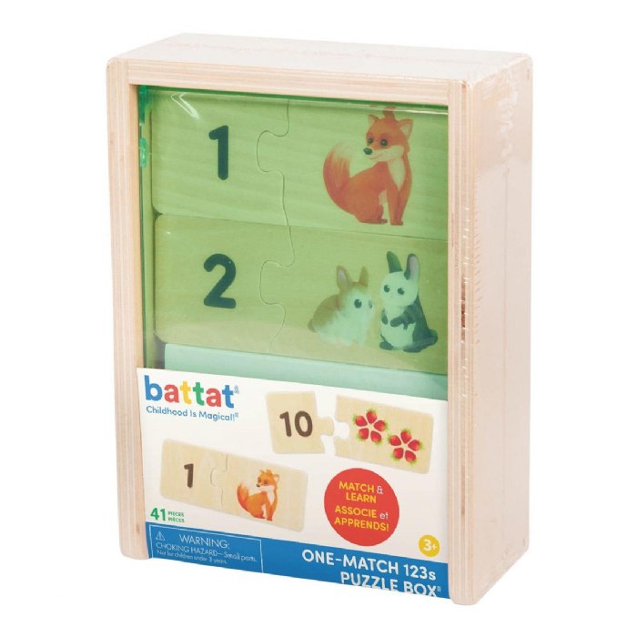 Alternate Image #1 of Wooden Numbers Puzzle Set