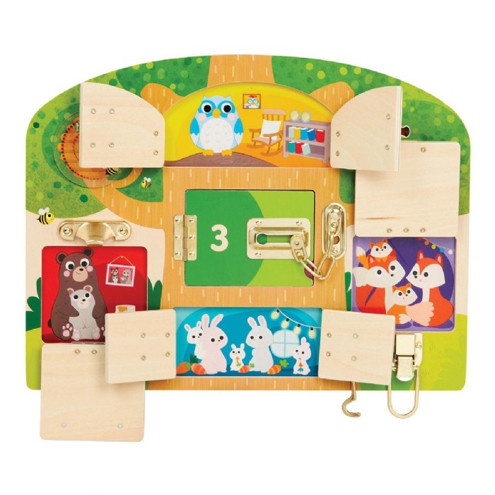 Alternate Image #1 of Wooden Lock & Latch Board