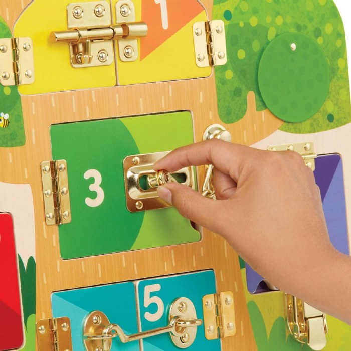 Alternate Image #1 of Wooden Lock & Latch Board