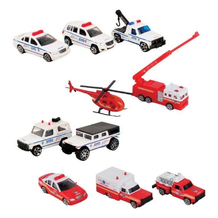 Primary Image of Rescue Vehicles - Set of 10