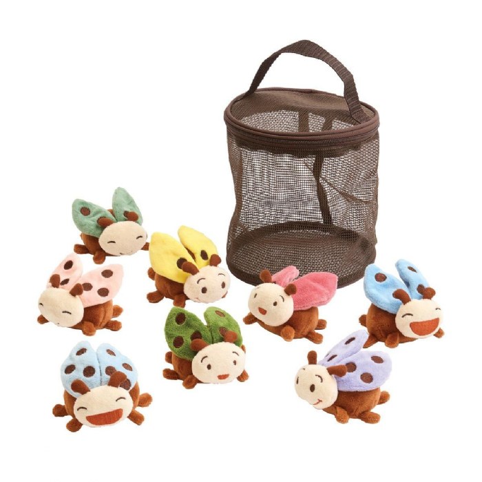 Primary Image of Crinkle and Texture Magnetic Ladybug Set