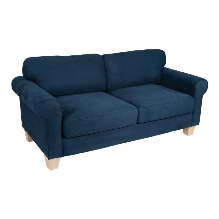 Primary Image of Comfy Classroom 71" Couch - Gray Blue