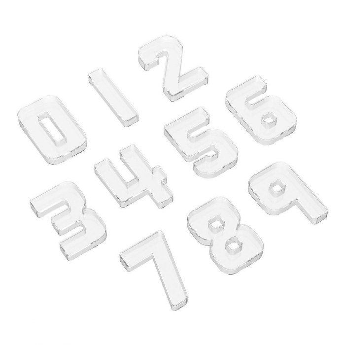 Primary Image of Loose Parts Number Trays - Set of 10